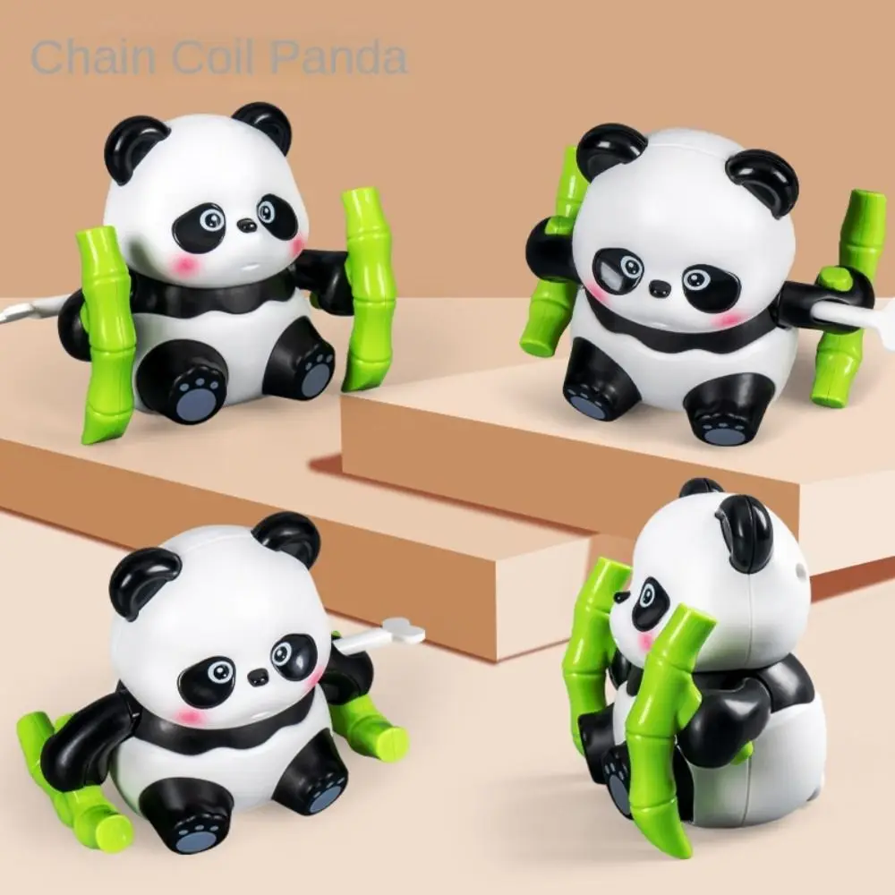

Guide Crawling Animal Wind up Panda Toy Interactive Cartoon Walking Panda Toy Funny Cute Panda Clockwork Toys Kids