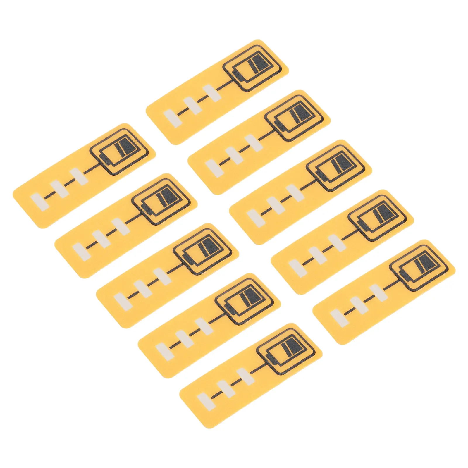10PCS Li-ion Battery LED Key Sticker Label For Dewalt For DCB200 Battery Capacity Key Sticker Labels For 18V DCB140 Tools Parts