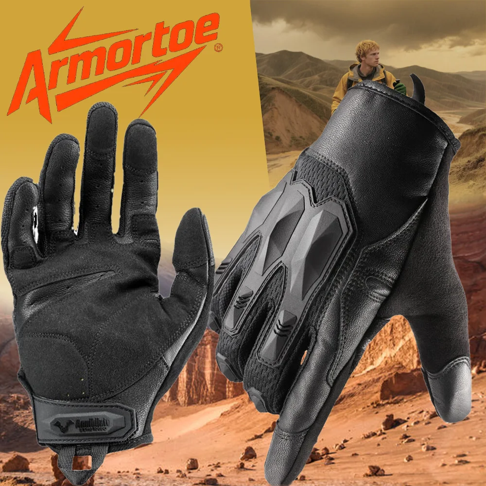 

ArmorToe Tactical Gloves Shooting Motorcycle Riding Breathable Touchscreen Exoskeleton for Shooters Riders #Armor8053