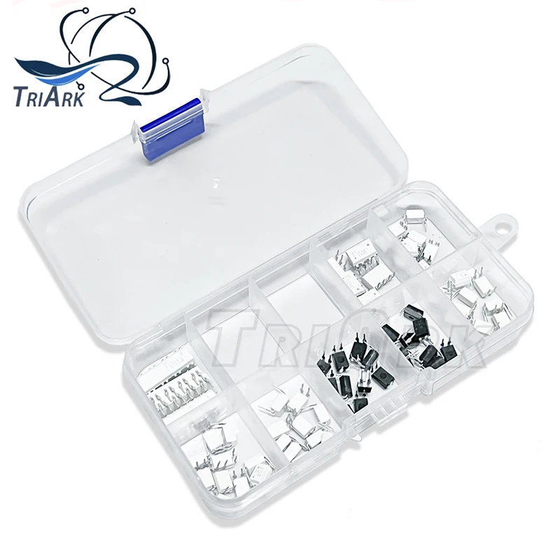 80PCS/Set Electronic Component Assortment Kit TLP521GB TLP521-2GB TLP521-4GB TLP781 TLP621 TLP620 TLP421 TLP785 Optocoupler