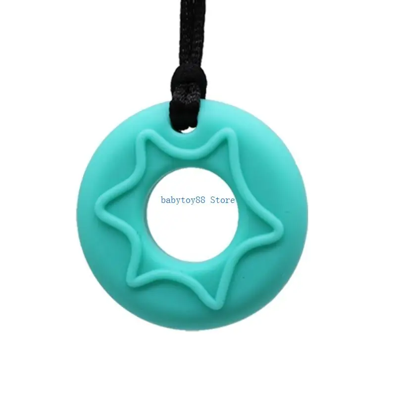 Y4UD الكعك الطفل الأسنان طحن عصا الطفل مكافحة لدغة اليد عضاضة لمدة 3 + أشهر الرضع لعبة من السيليكون مكافحة الأكل الأيدي لعبة