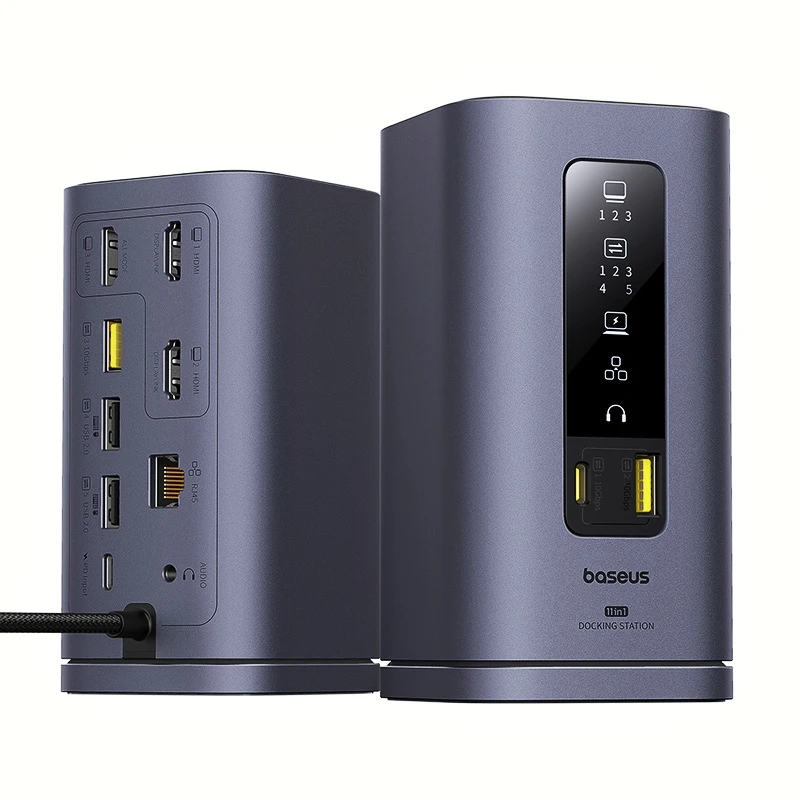 Baseus 11-in-1 USB-C Hub Silver 9
