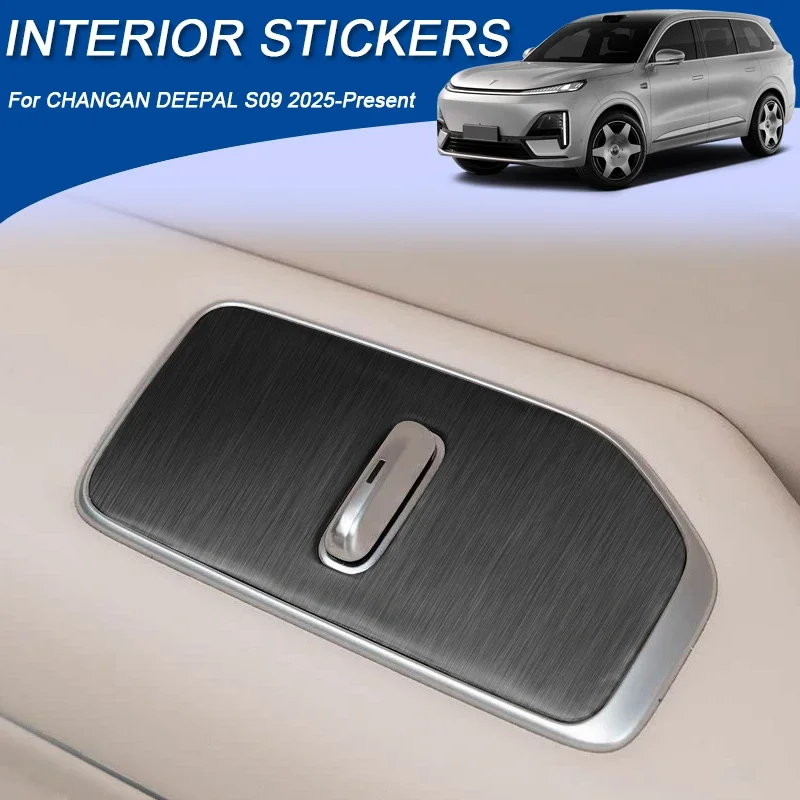 

For CHANGAN DEEPAL S09 2025-Present Car Carbon Interior Sticker Window Lifting Panel Decal Gear Door Protective Film Accessory