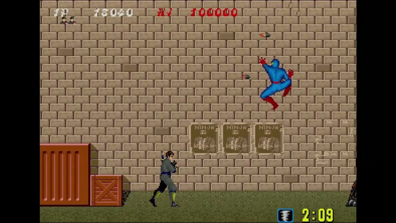 shinobi neogeo mvs arcade game cartridge