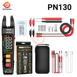 4000 Counts Clamp Meter U-shaped PN130 Smart Multimeter AC/DC 600V Voltage Current Resistance NCV Sensing Test Tools