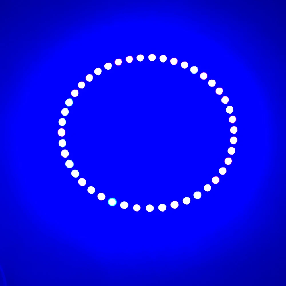 1PCS X White Yellow Red Blue Green 150mm 45 LED Angel Eyes Ring Round Car SMD Light Lamp Bulb Headlight DC9-14V