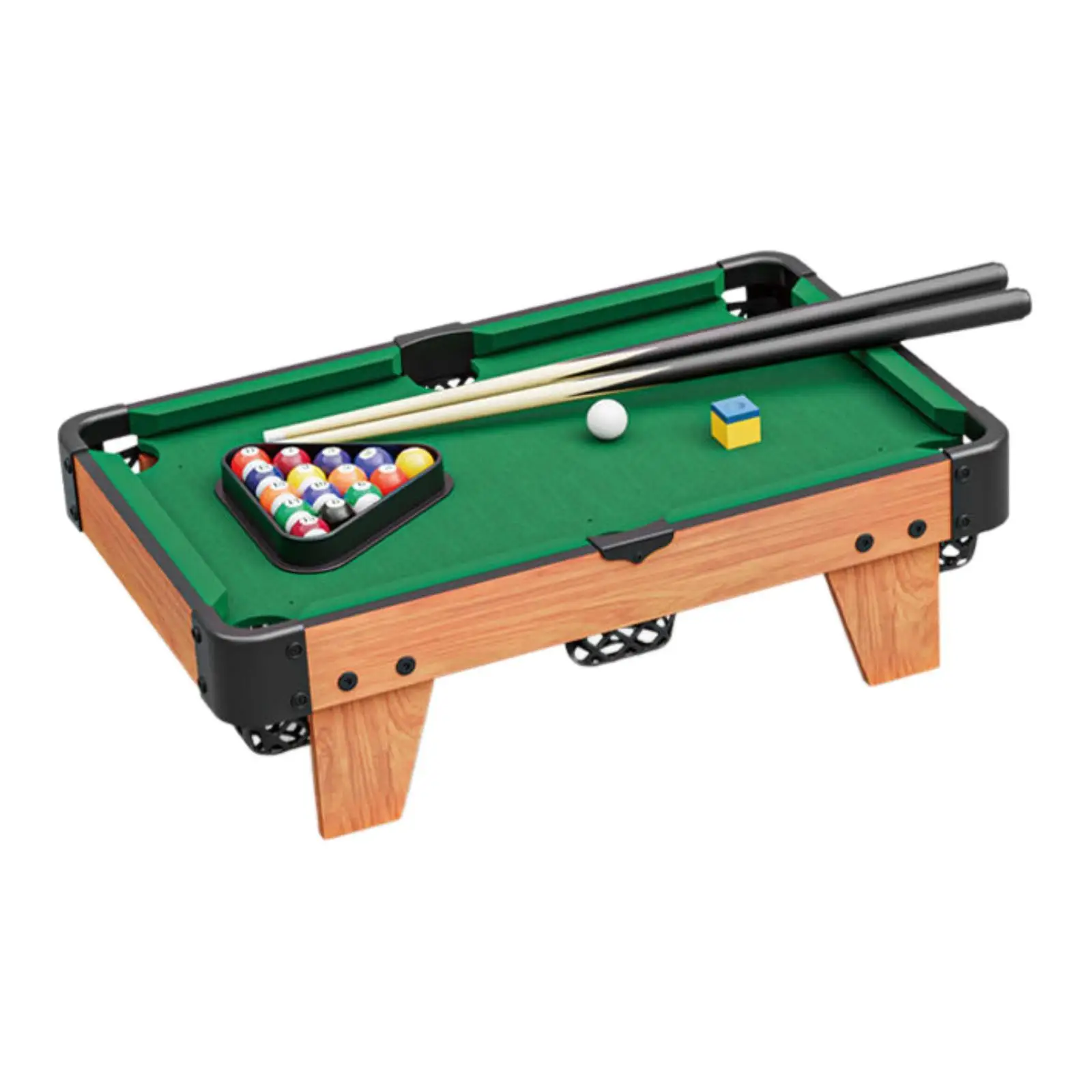 

Mini Pool Table for Kids Interactive Toy Portable Lightweight Wooden Pool Toys for Players Home Use Easy Storage Boys Traveling