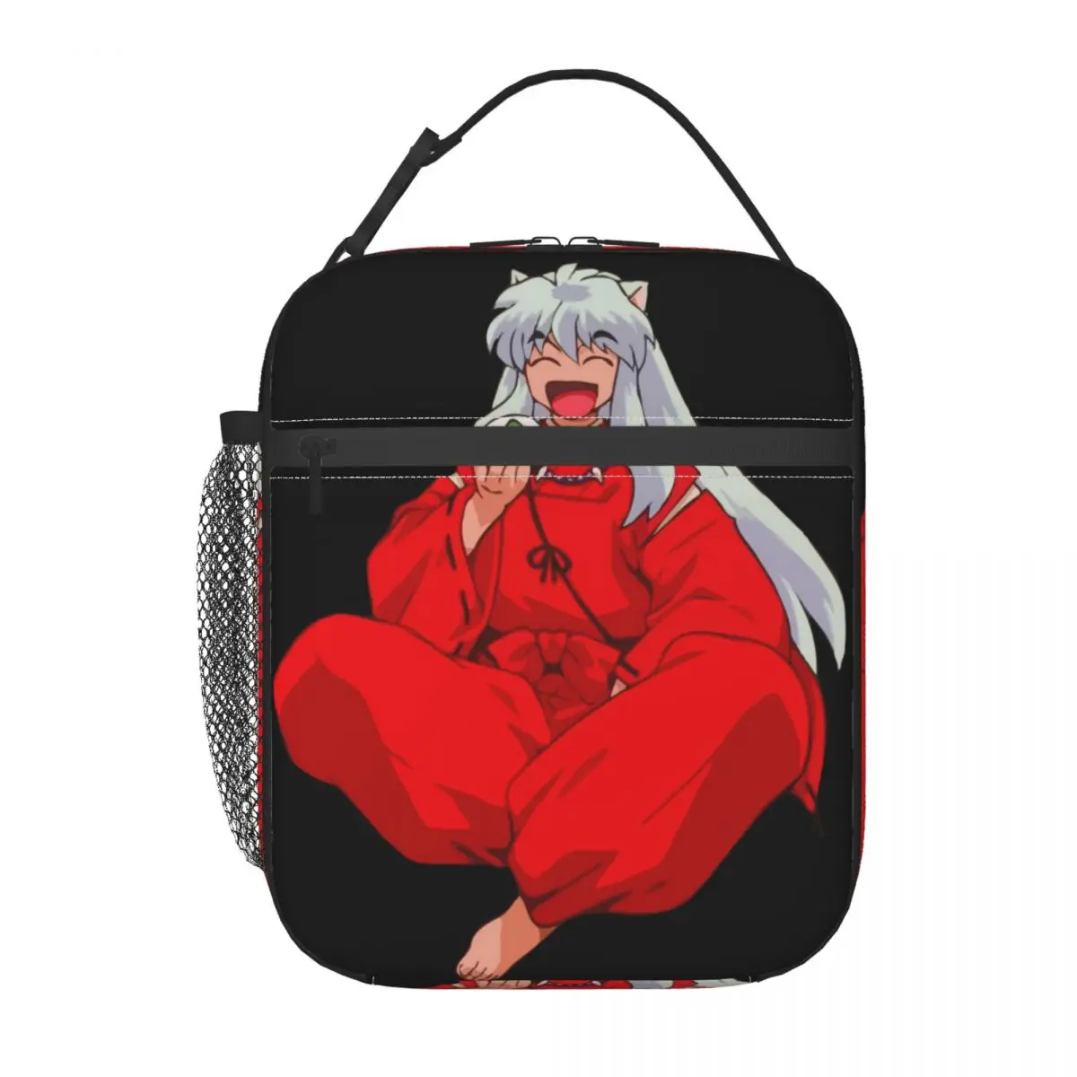 

Термоизолированные ланч-бэги с аниме-принтом I-Inuyashaes для женщин, портативные коробки для бенто, сумки-тоуты для хранения еды на пикнике на природе