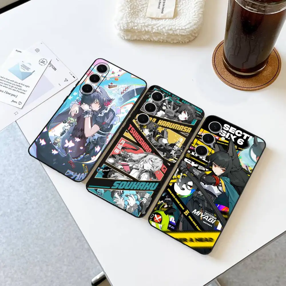 

Popular Game Zenless Zone Zero ZZZ Phone Case For Samsung S 24 Fe 25 Ultra Plus 20 Lite 21 30 22 23 24 22 Ultra 5G Fundas