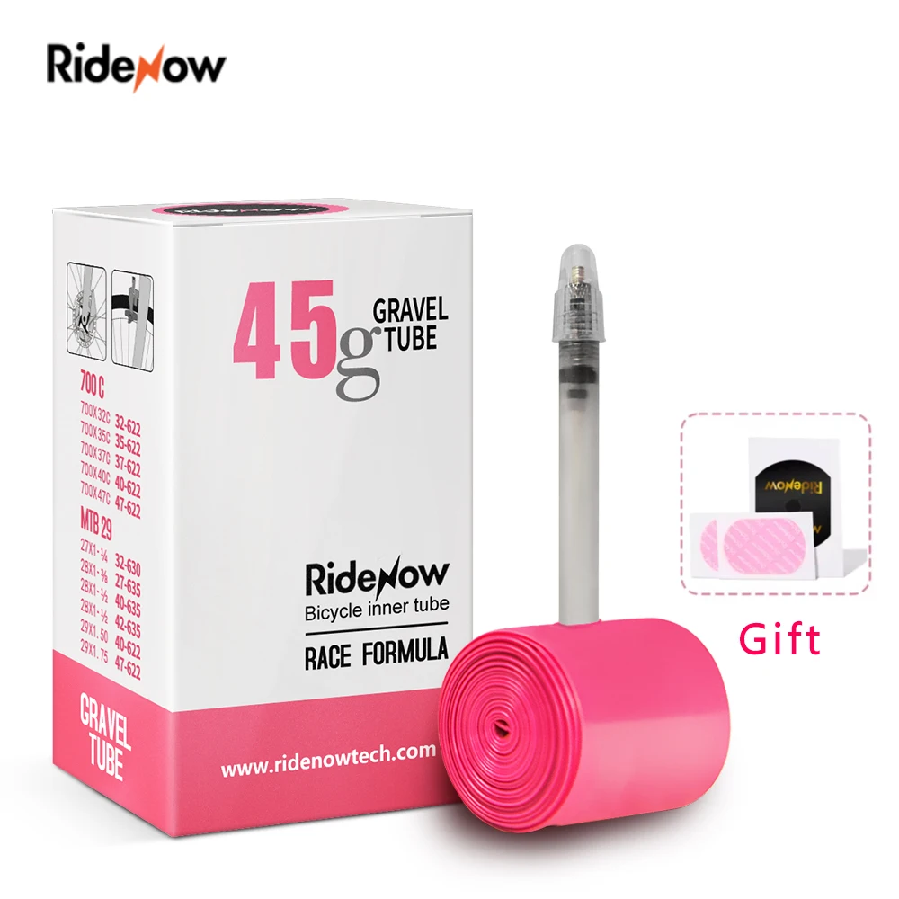 AliExpress CYCLAMI RideNow Ultralight Road MTB 29 Bike TPU Inner Tube Tire French Valve FV 45mm For Gravel 700x32C 35 37 40 47C Super Light