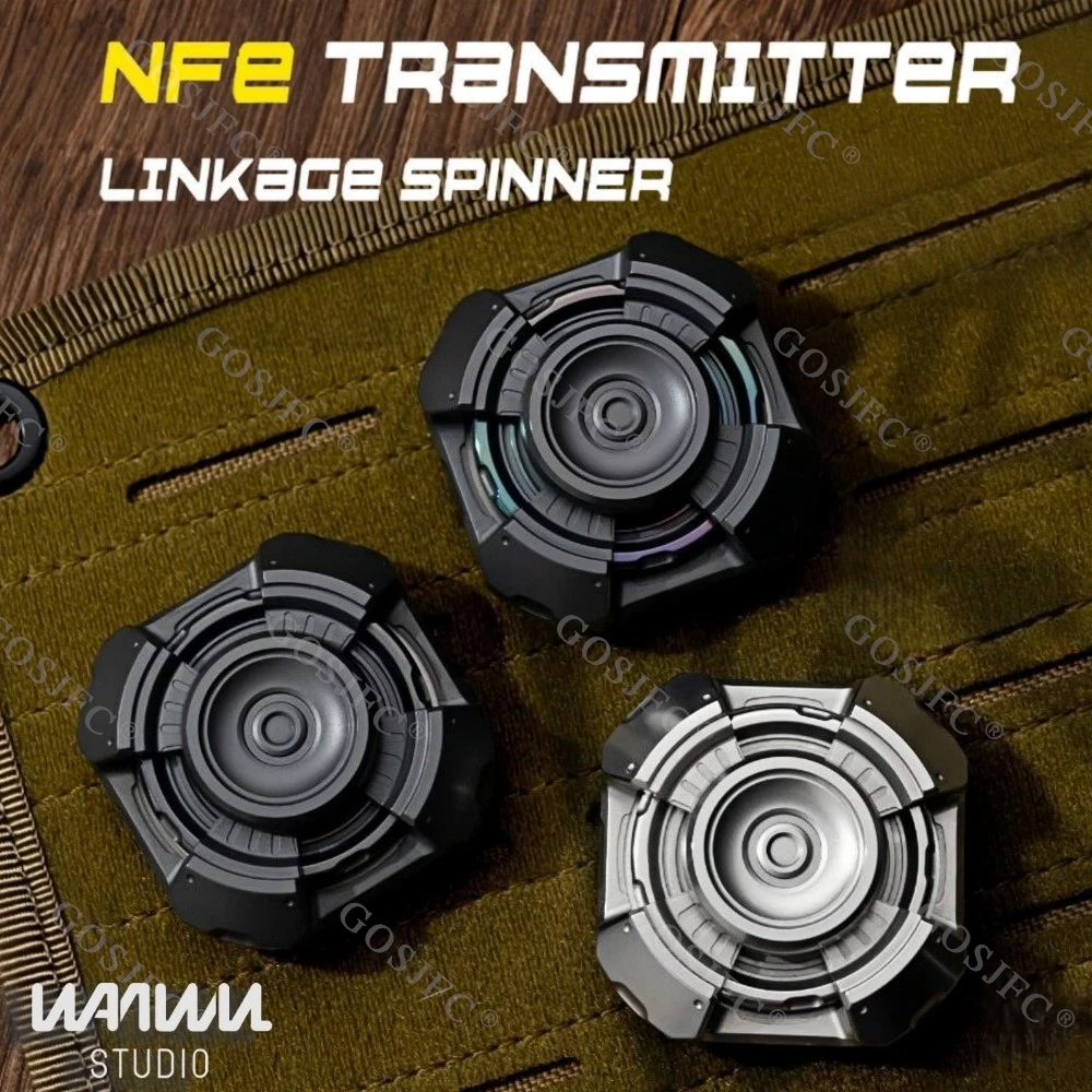 WANWU EDC Nfe transmetteur liaison Spinner Zirconium Fidget Spinner Fidget jouets pour adultes soulagement de l'anxiété Gadgets nouveauté jouet