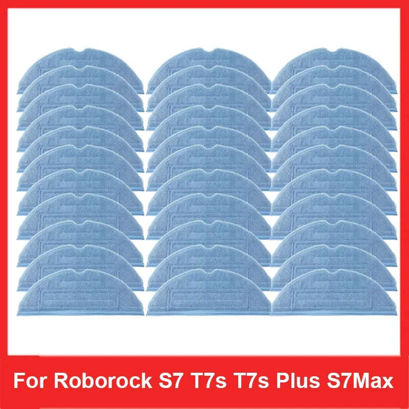 Main Side Brush Fliter For Roborock S7 S70 S75 S7Max S7MaxV T7s T7s Plus Mop Pad Vacuum Cleaner Robot Mop Rags Parts Mop Cloths