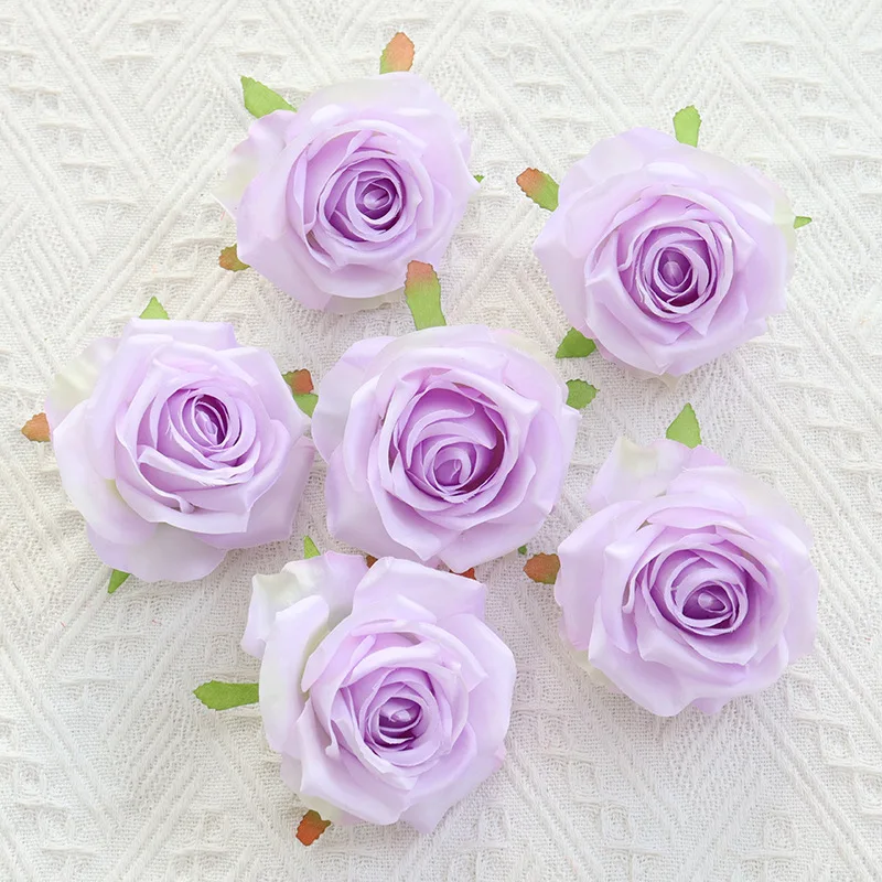 Großhandel Rosenblütenkopf 9 cm großer simulierter Corolla Rosenkopf für Fotografie Blumenarrangement Wandkranz Dekor gefälschte Blumen – Detail 10