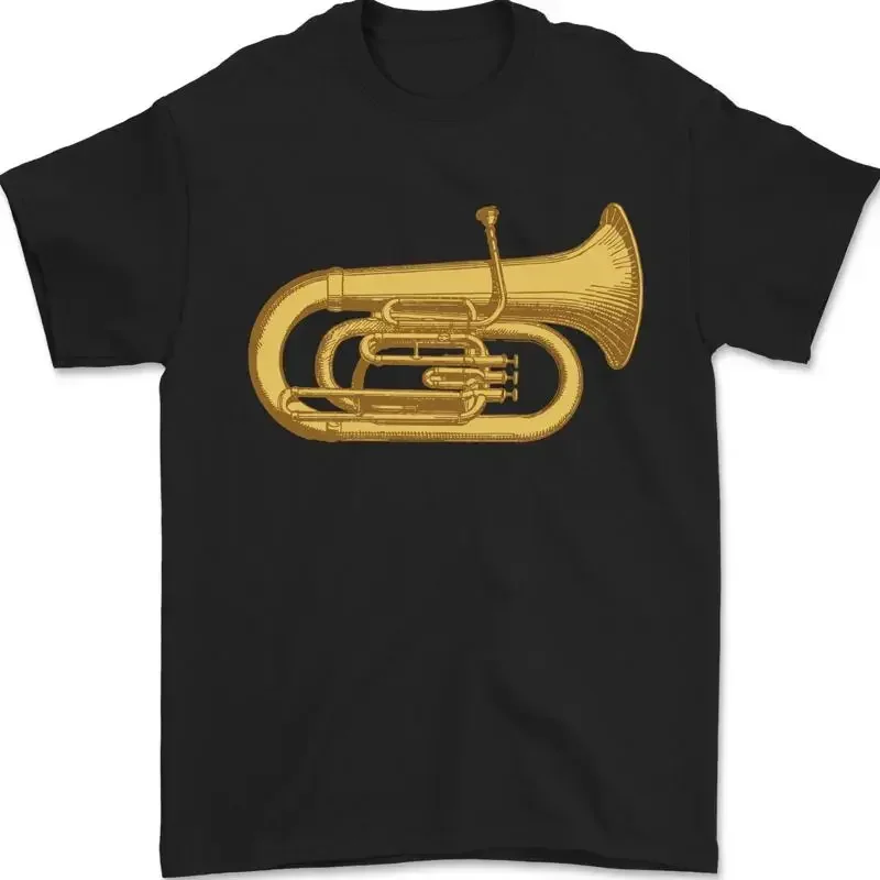 Euphonium Brass Musical Instrument T-Shirt 100% Cotton