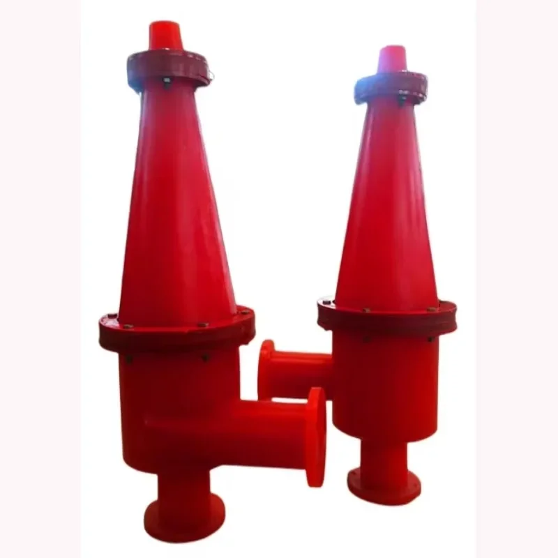 Polyurethane hydrocyclone, mine fine sand recovery sediment separation desulfurization sediment settling nozzle