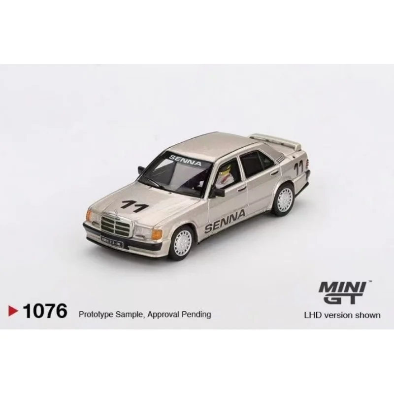 mini-gt-1-64-メルセデス・ベンツ-190e-セナ-1984-ニュルブルクリンク-合金製カーモデル-コレクション用装飾品