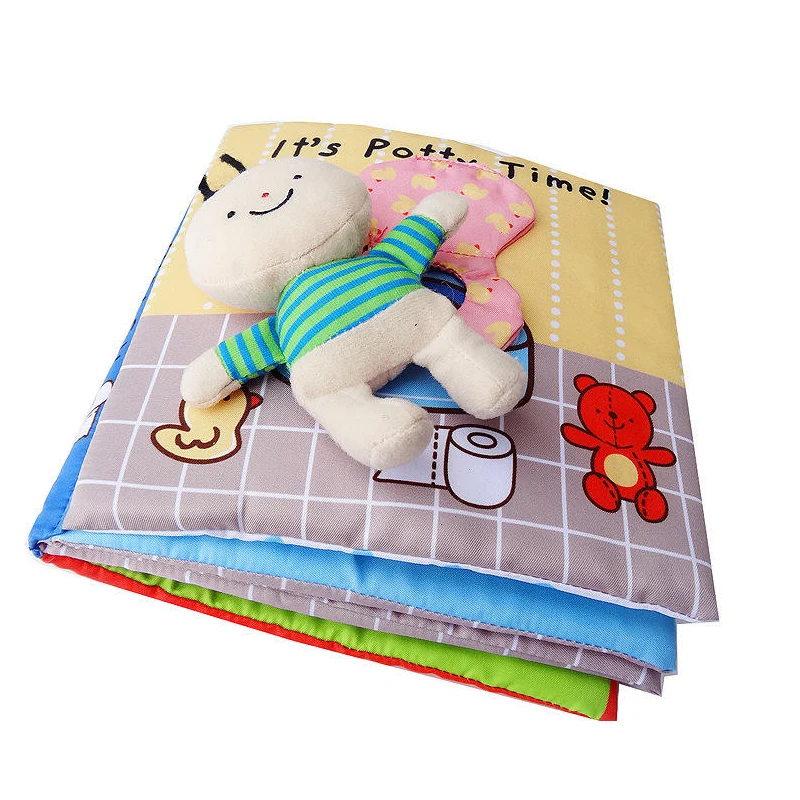 Soft Baby Cloth Books Quiet Book Toddler Early Educational Learning Cognize Reading Puzzle Book Toys For Babies 6 24 Months