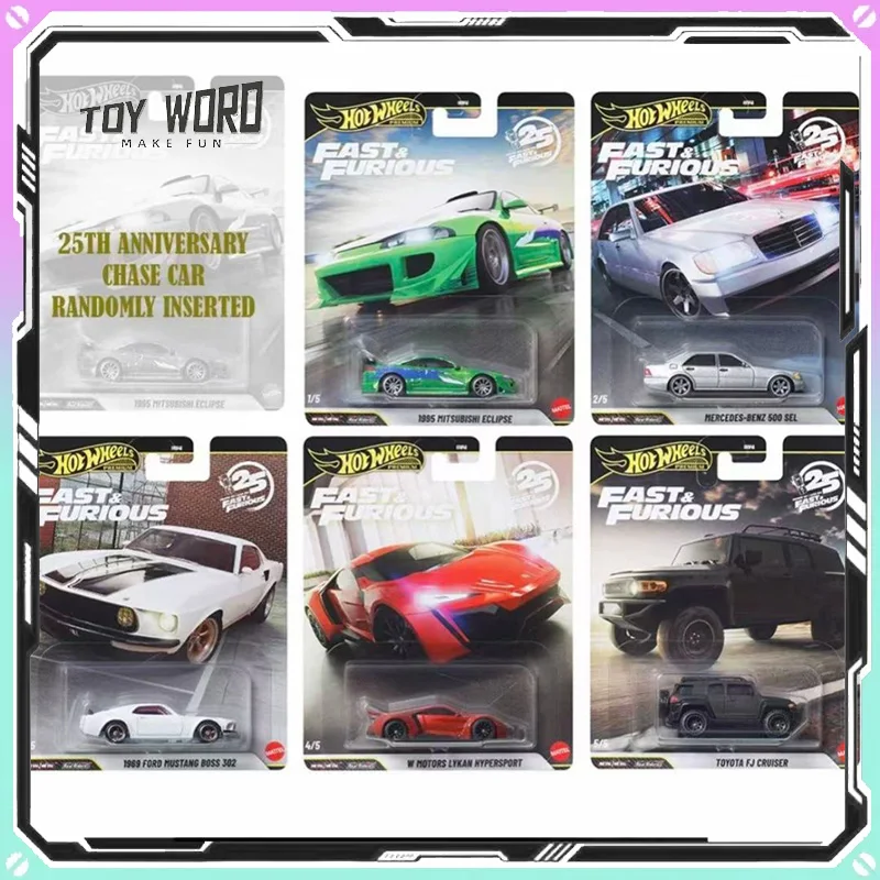 

Новые Hot Wheels 1:64 Модель машинки Fast & Furious Mitsubishi Benz Toyota Ford Mustang Модель автомобиля из сплава Коллекционная игрушка Подарки на заказ