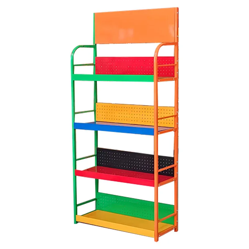 Rainbow Shelf Convenience Store Multi-layer Snack Display Shelf