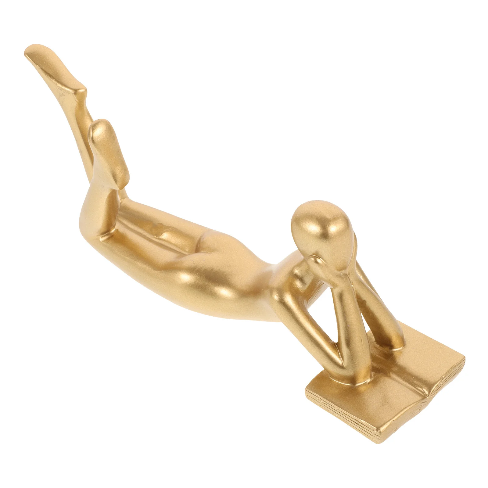 레진 독서자 조각상 추상 예술 조각 미니멀리스트 홈 데코 거실 서재 사무실 테이블 센터피스 레진 독서자