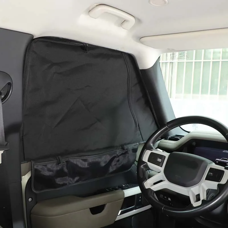 

For Land Rover Defender 110 2020-2025 Car UV Sun Shade Covers Front Rear Side Car Mosquito Net Window Mesh Sunshade Nets