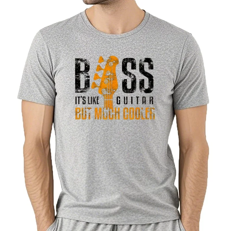 باجو كومو جيتار بيرو ماكور باجيستا y reproductor de guitarra camiseta