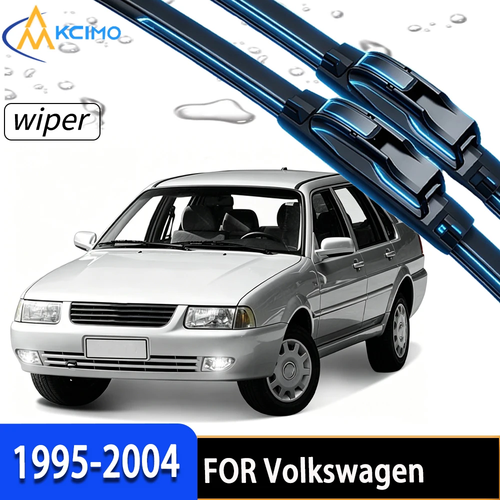 

Premium High-Density Rubber Front Windshield Wiper Blades, Direct Fit for Volkswagen Santana 1995-2004