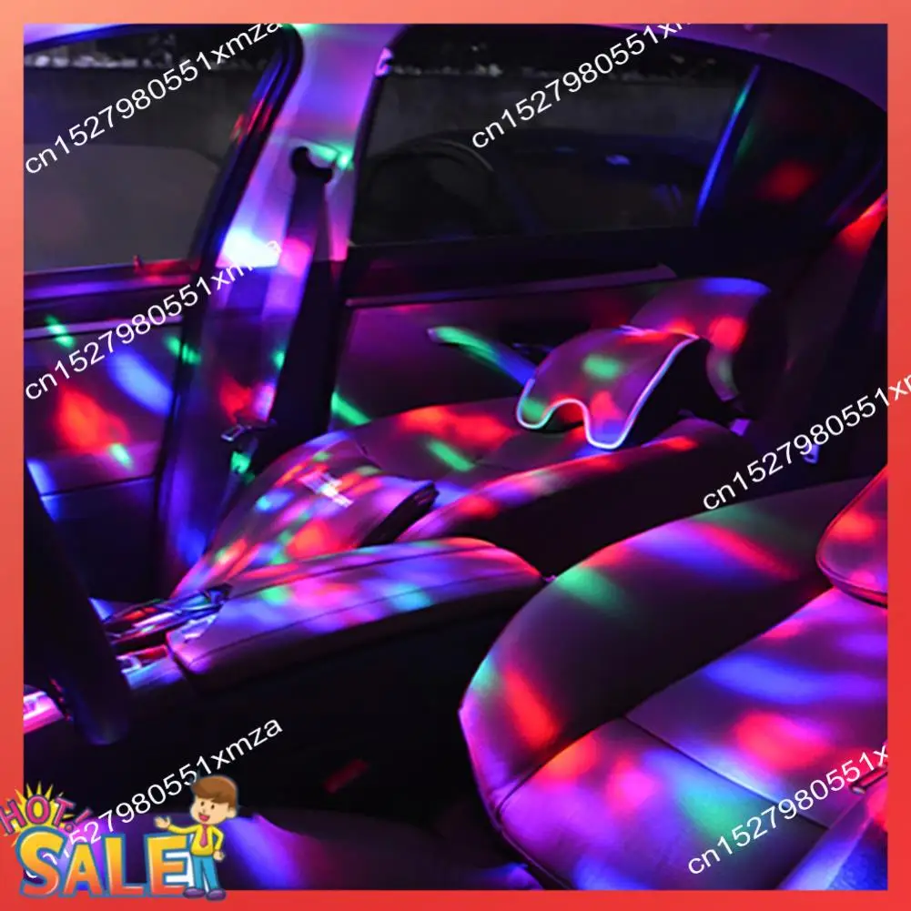 ABCL USB عمود إضاءة LED المرحلة RGB Mini DJ ديسكو أضواء الكرة الصوت كشاف ضوئي للحفلات للسيارة المنزل KTV الصوت المنشط