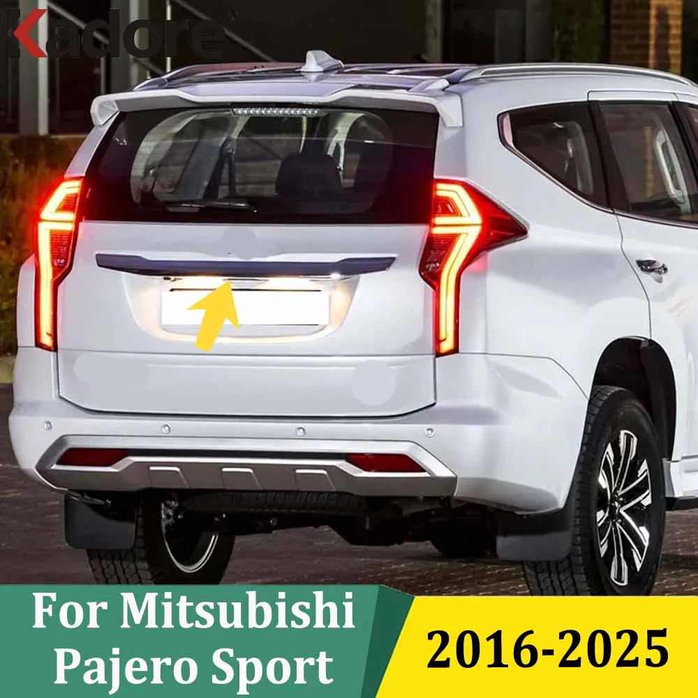 

For Mitsubishi Pajero Sport /Montero Sport /Shogun Sport 2016-2025 Rear Trunk Lid Bumper Trim Protector Sill Strip Accessories