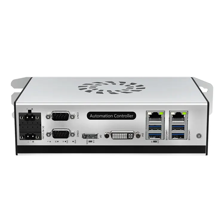 PC6970-71T 8G 128G Industrial Mini PC Automation Controller Dual LAN RS232 RS485 Fan Embedded Box Computer