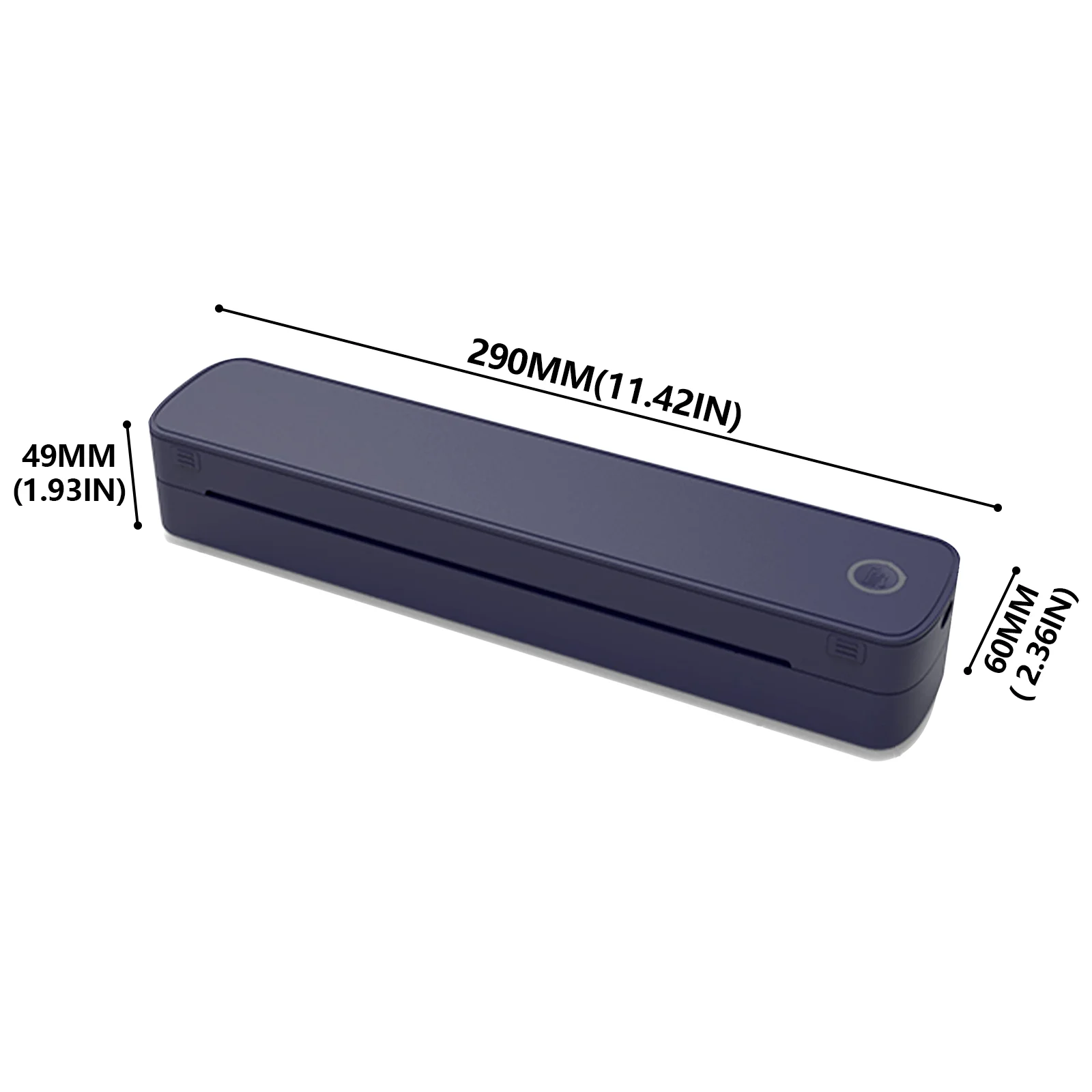 A4 Portable Thermal Printer Bluetooth Photos PDF Document Printing Machine Folded Rolls Paper For Office Work Home School Travel