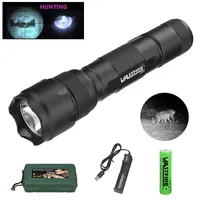 502B Infrared Flashlight IR 850nm/940nm Night Vision LED Tactical Flashlight IPX6 Waterproof Torch Use 18650 Hunting Lantern