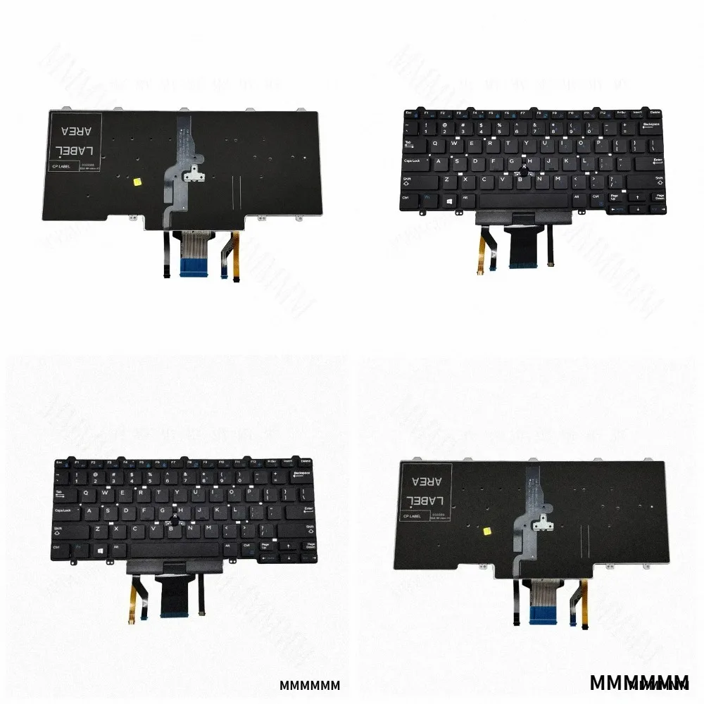 TT  for Dell OEM Latitude 5490 7490 Backlit Laptop Keyboard Dual Point 6NK3R