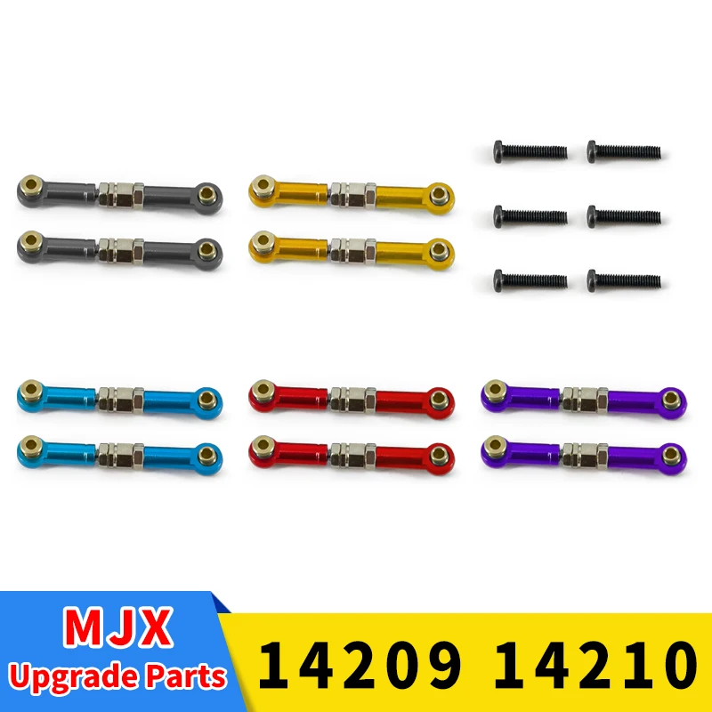 Mjx Hyper Go 1/14 14210 14209 Upgrade Onderdelen Metalen Voorste Stuur Vaste Link Voor Rc Auto CNC Aluminium Accessoires