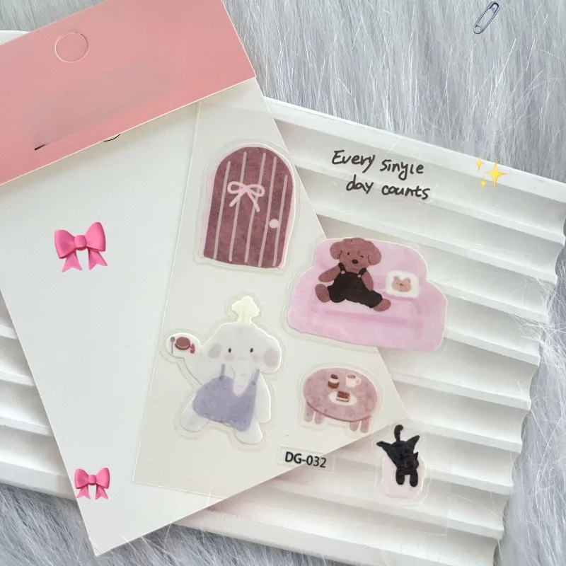 

Милые 3D-наклейки 5D Jelly в стиле «Домашний уют» с мишками, самоклеящиеся водонепроницаемые DIY-стикеры для чехлов телефонов, скрапбуков, камер, ноутбуков