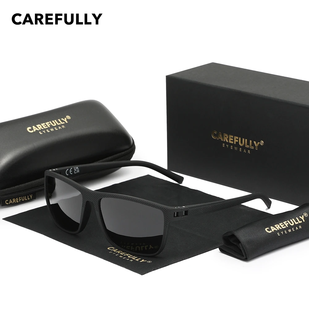 

Carefully Sunglasses Men Women Polarized Anti-UV400 Glasses Outdoor Driving Eyewear
