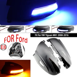 LED Mirror Turn Signal Lights Flowing Water Dynamic Blinker For VW Tiguan MK1 2008 2009 2010 2011 2012 2013 2014 2015 2016