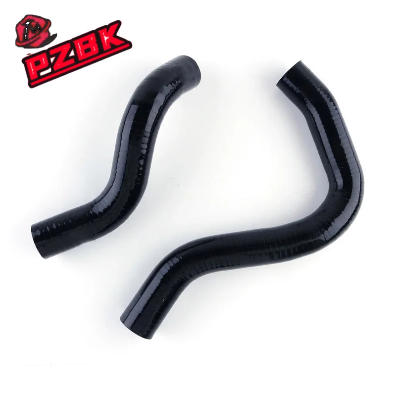 2PCS For 2002-2005 Honda Civic Si Type-R EP3 K20A Silicone Radiator Coolant Hose Pipe