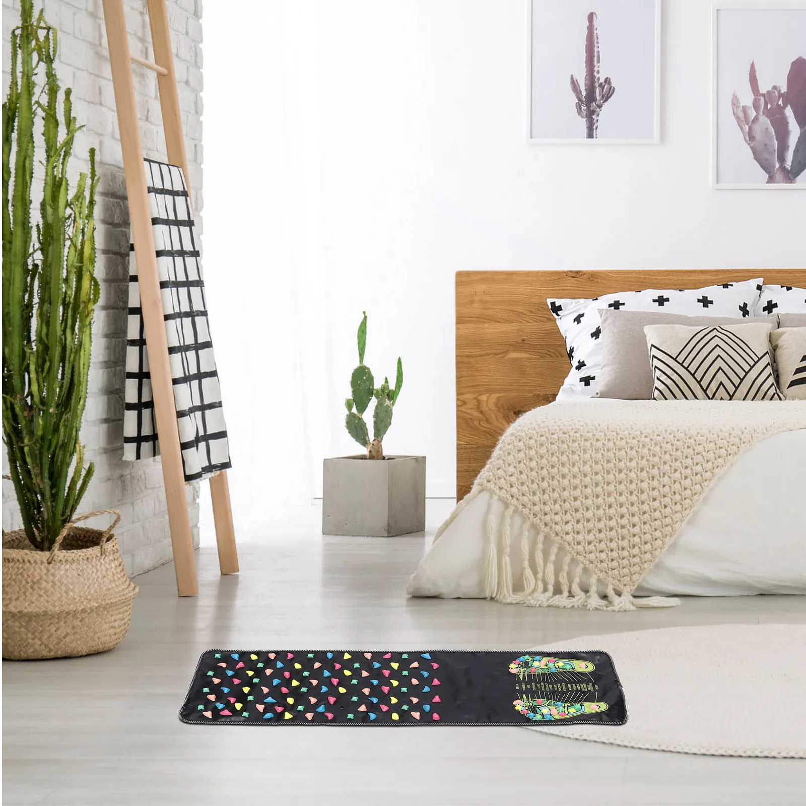 

Foot Massage Mat Reflexology Training Pad Durable Foot Acupoint Board Home Salon Use Pressure Points Acupressure Tool Relaxation