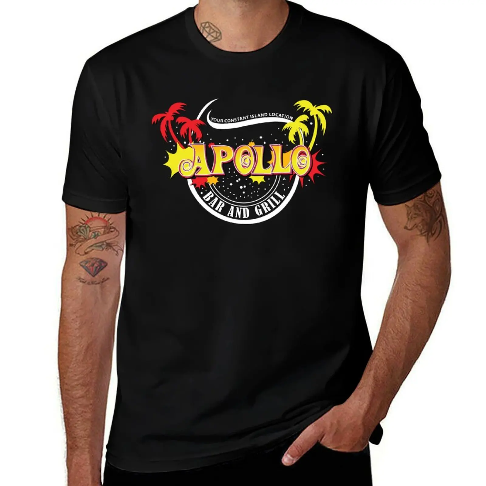 

LOST - Apollo Bar and Grill T-Shirt t shirts for man pack cotton t shirt personalised