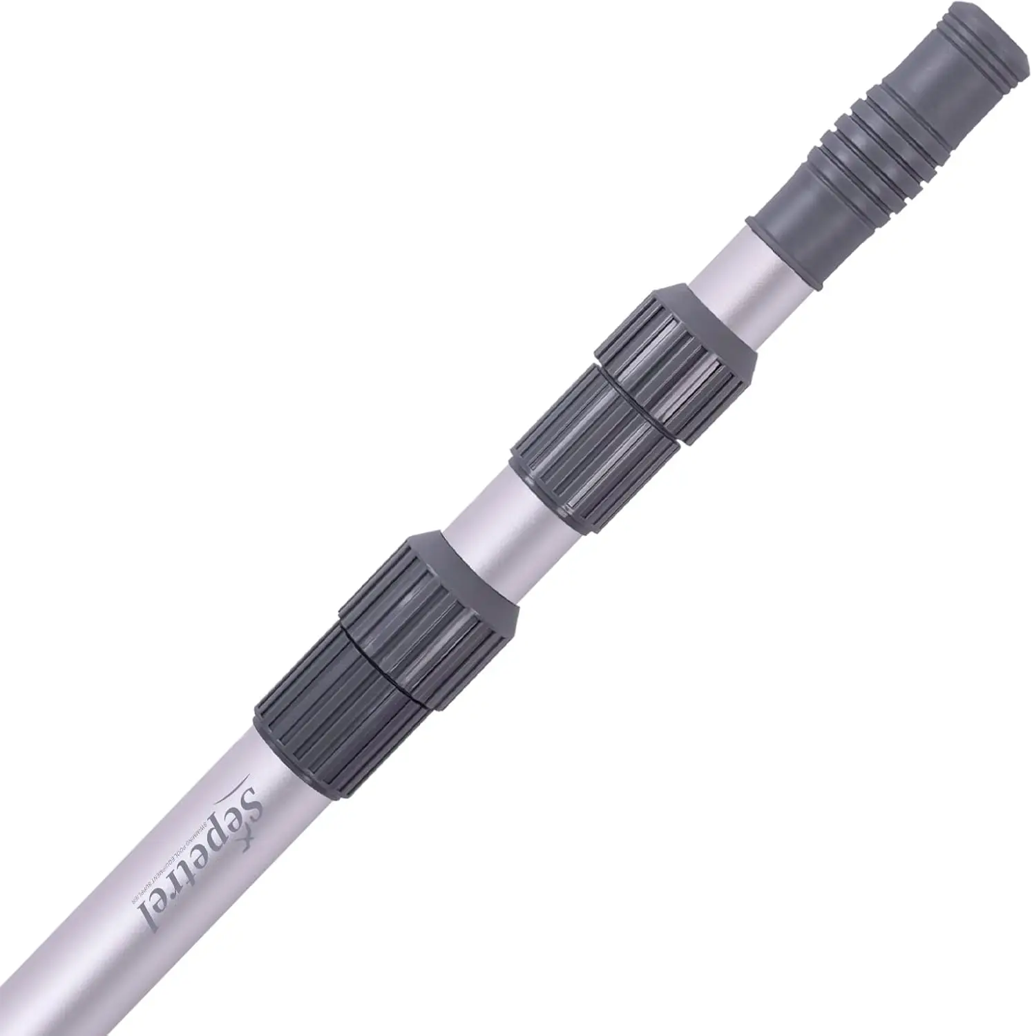 Pértiga telescópica profesional de 12 pies para limpieza de piscinas, ajustable para red de recogida, cepillo y cabezal de aspiración