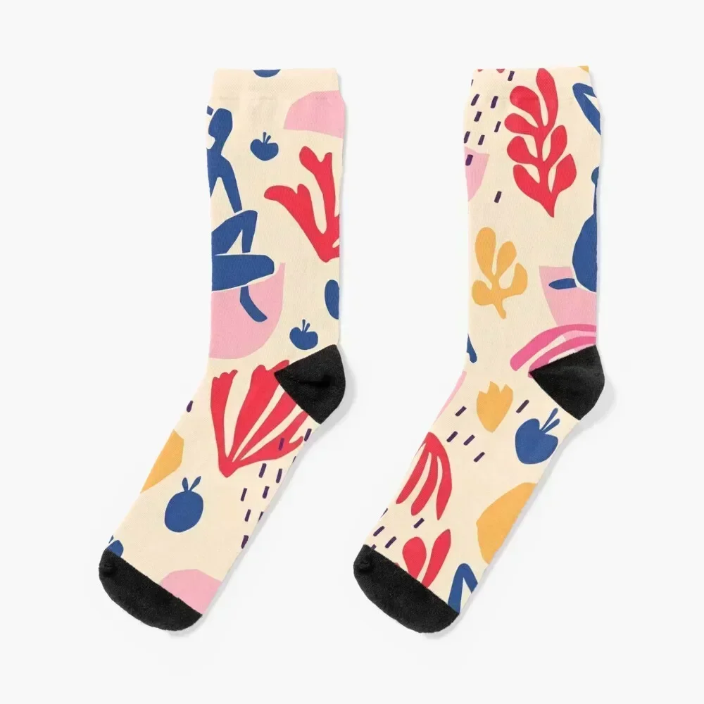 

Dance matisse pattern pt.2 Socks professional running man christmas gifts gym Socks Men Women's