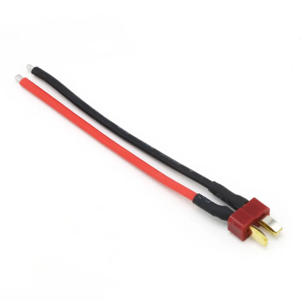 1 pz Deans Style T Plug maschio femmina connettore cavo in Silicone con cavo 10CM 16AWG per Rc Lipo batteria modello Rc