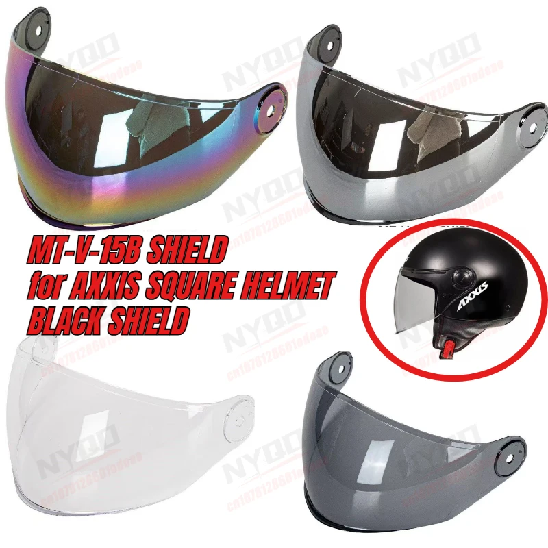 

Оригинальный ветрозащитный экран AXXIS Square Helmet Shield MT-V-15B для полушлема AXXIS