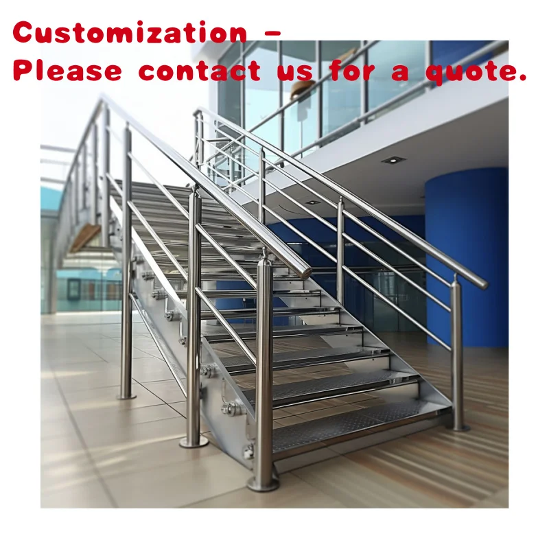 custom.Stainless Steel Stair Guardrail Balcony Stair Guardrail Handrail