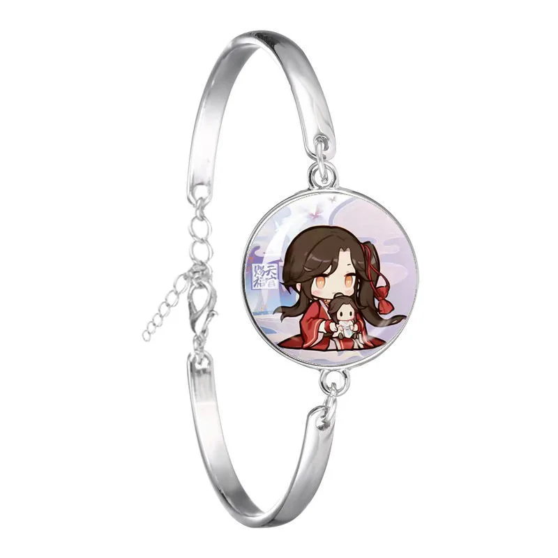 Cute Anime Tian Guan Ci Fu Heaven Officials Blessing Anime Bracelets Cabochon Glass Bracelet Cosplay Jewelry To Fans Friend