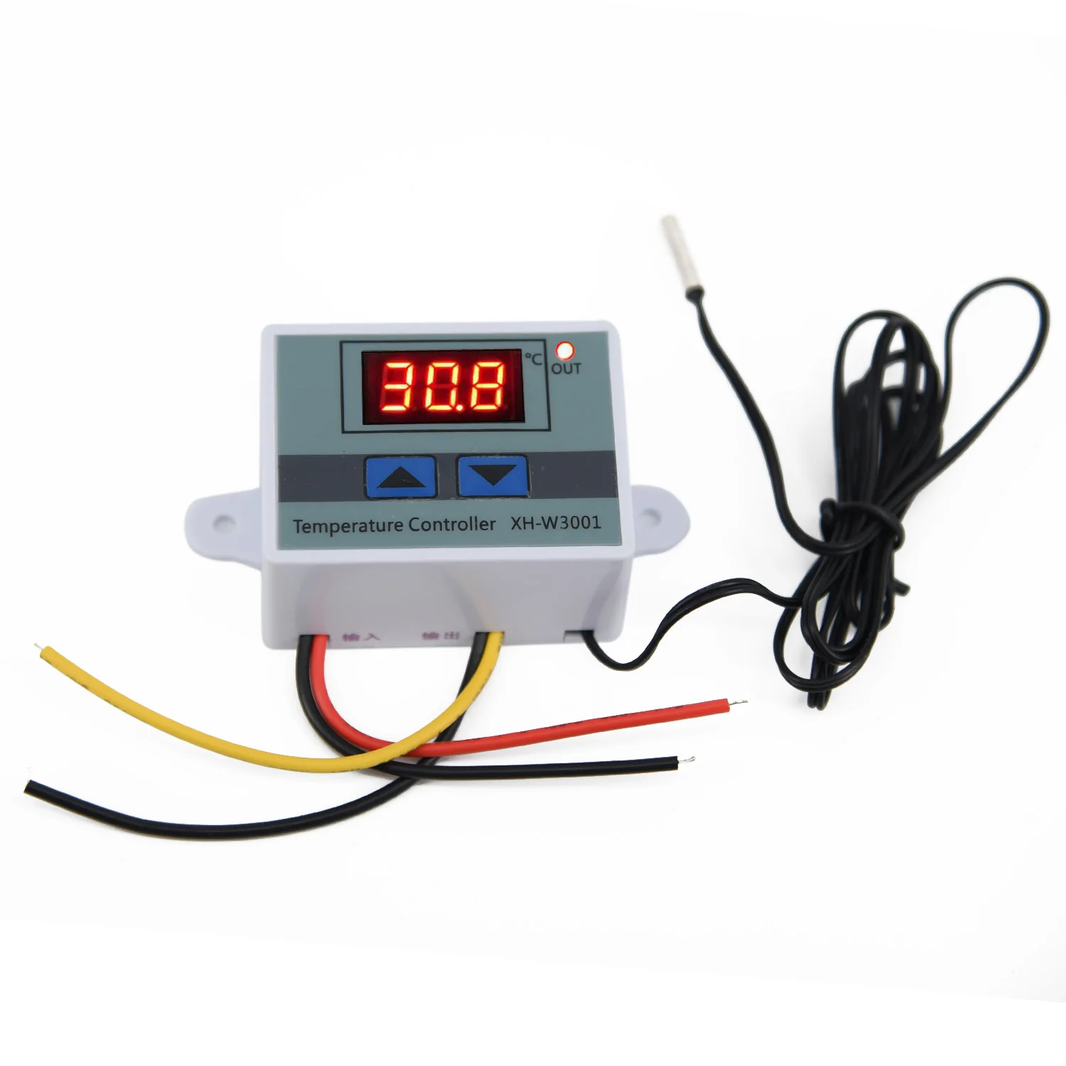 1pcs Digital LED Temperature Controller + Probe Aquariums 6*4.5*3.1cm Home Temperature Digital Thermostat -50~110degree for