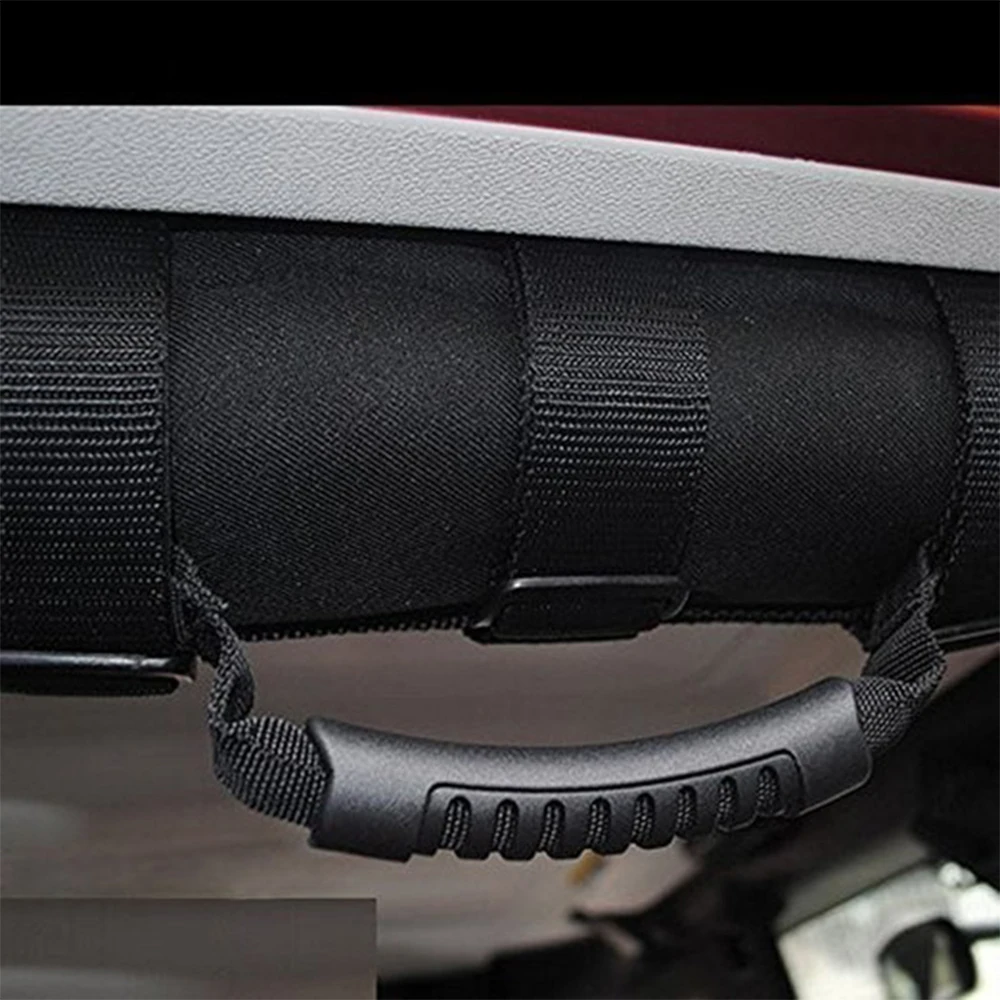 1/2PC Car Grab Handle For Jeep Wrangler YJ TJ JK JL JKU 1987-2018 Grip Bar Pulling Tab Auto Interior Safety Handrail Accessories