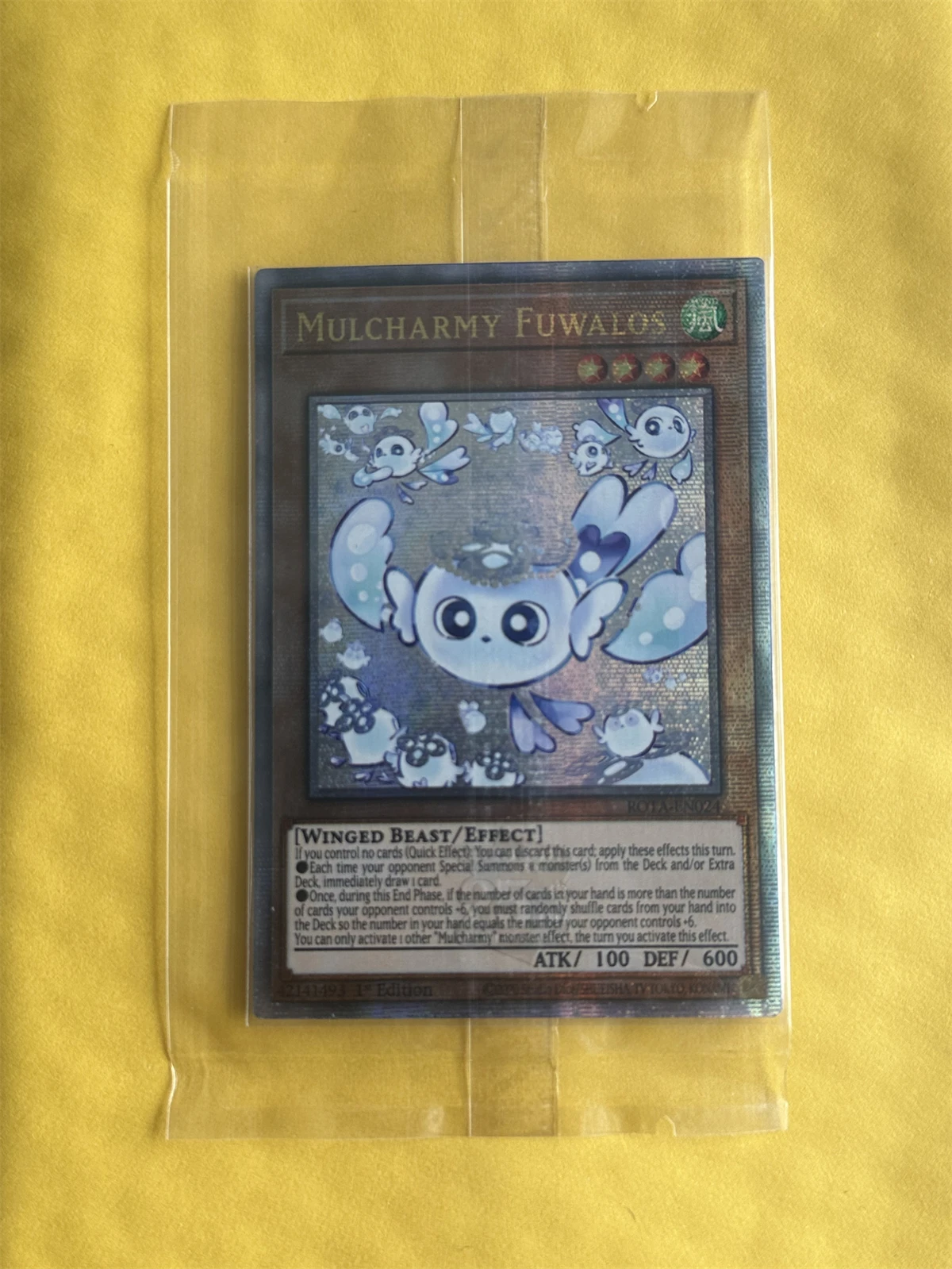 Yu-Gi-Oh OCG/TCG  Mulcharmy Fuwalos ROTA-EN024  Magia Series Children's Gift Collection Board Game Toy Card (No-Original)