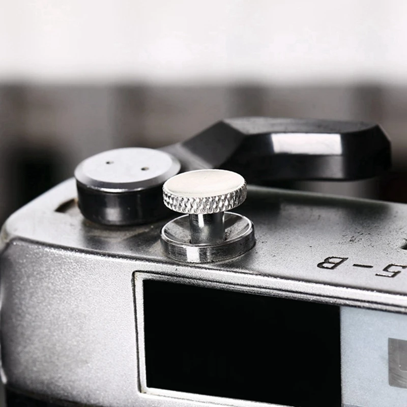 RISE-3X Camera Shutter Release Button Metal For Fujifilm XT30 XT20 XT10 XT3 XT2 XPRO2 X100F X100T Sony RX1R (Silver)